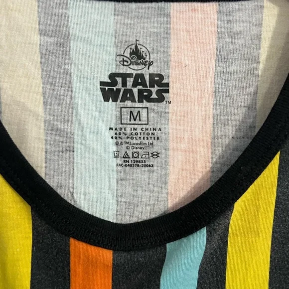 Disney Star Wars Colorful Striped Tank Top - Picture 3 of 4
